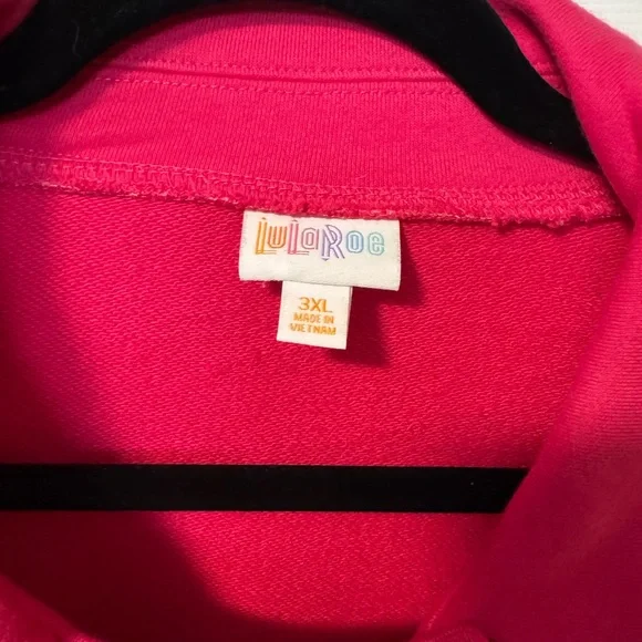 Lularoe Presley Moto Jacket. Pink. NWT.  3XL - Picture 4 of 6